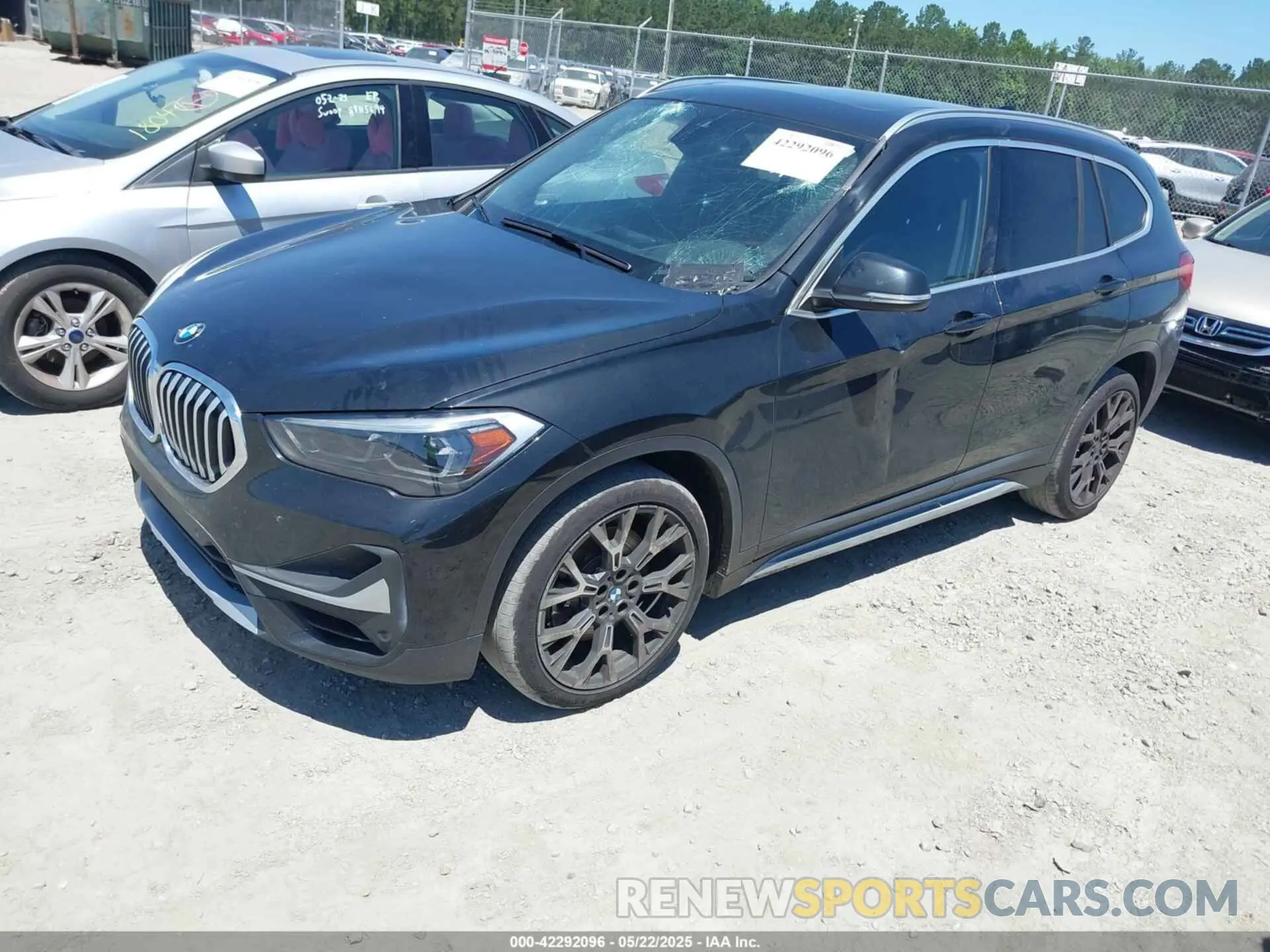 2 Photograph of a damaged car WBXJG7C0XM5T37677 BMW X1 2021