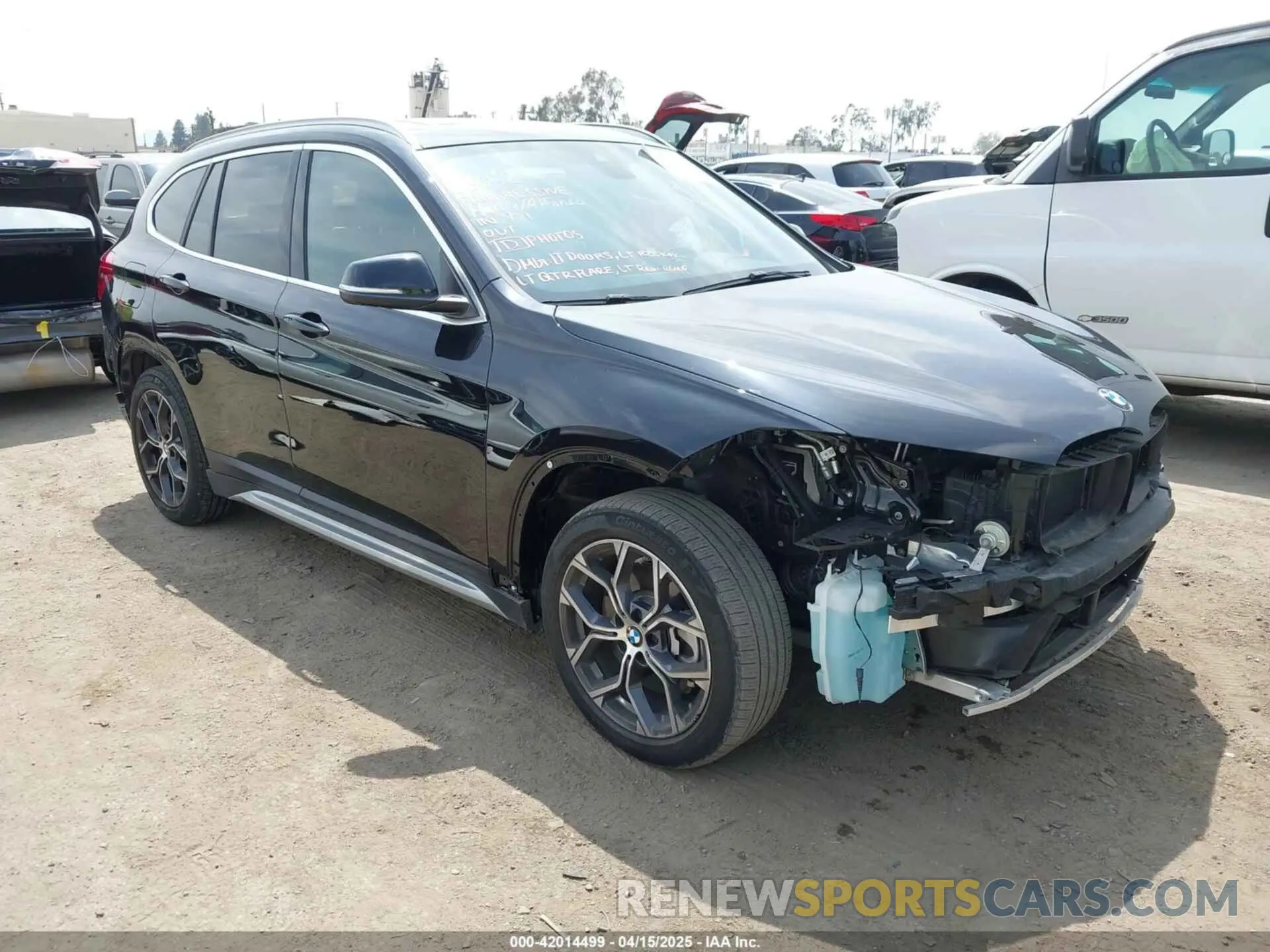 1 Photograph of a damaged car WBXJG7C0XM5T45715 BMW X1 2021