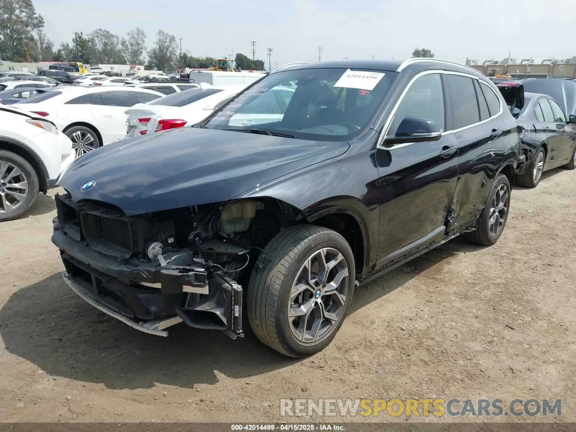 2 Photograph of a damaged car WBXJG7C0XM5T45715 BMW X1 2021