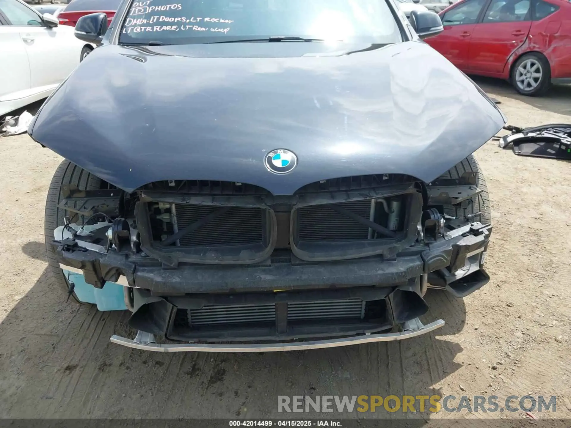 6 Photograph of a damaged car WBXJG7C0XM5T45715 BMW X1 2021