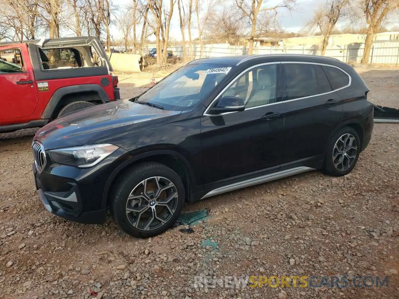 1 Photograph of a damaged car WBXJG9C00M3M80063 BMW X1 2021