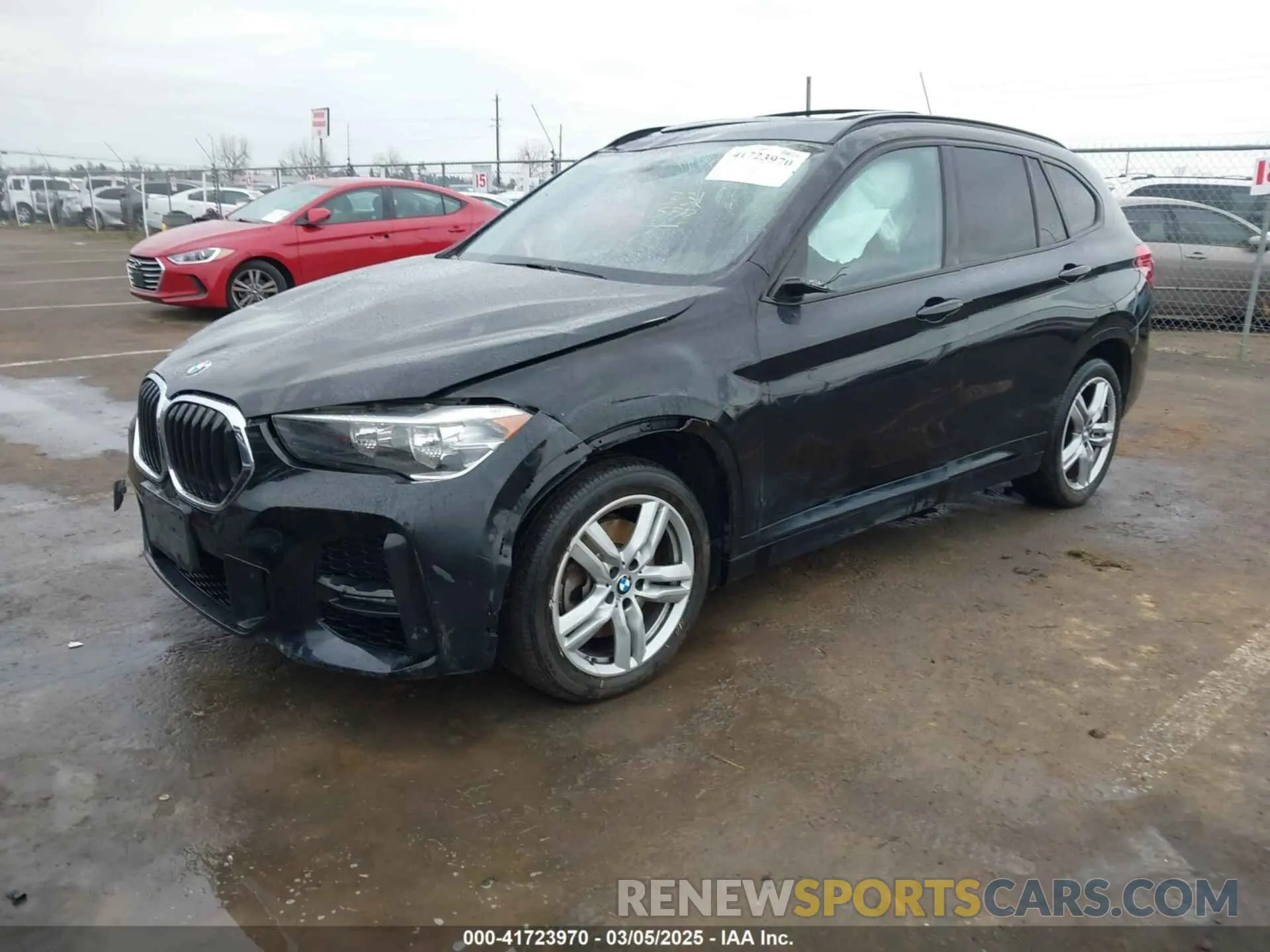 2 Photograph of a damaged car WBXJG9C01M3M71033 BMW X1 2021