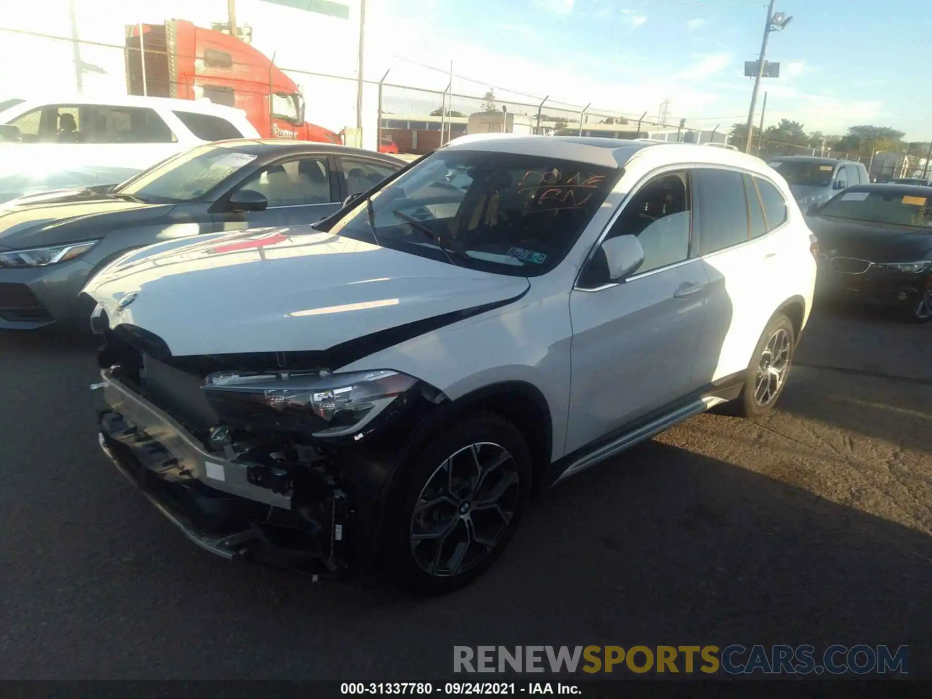 2 Photograph of a damaged car WBXJG9C02M3M67282 BMW X1 2021