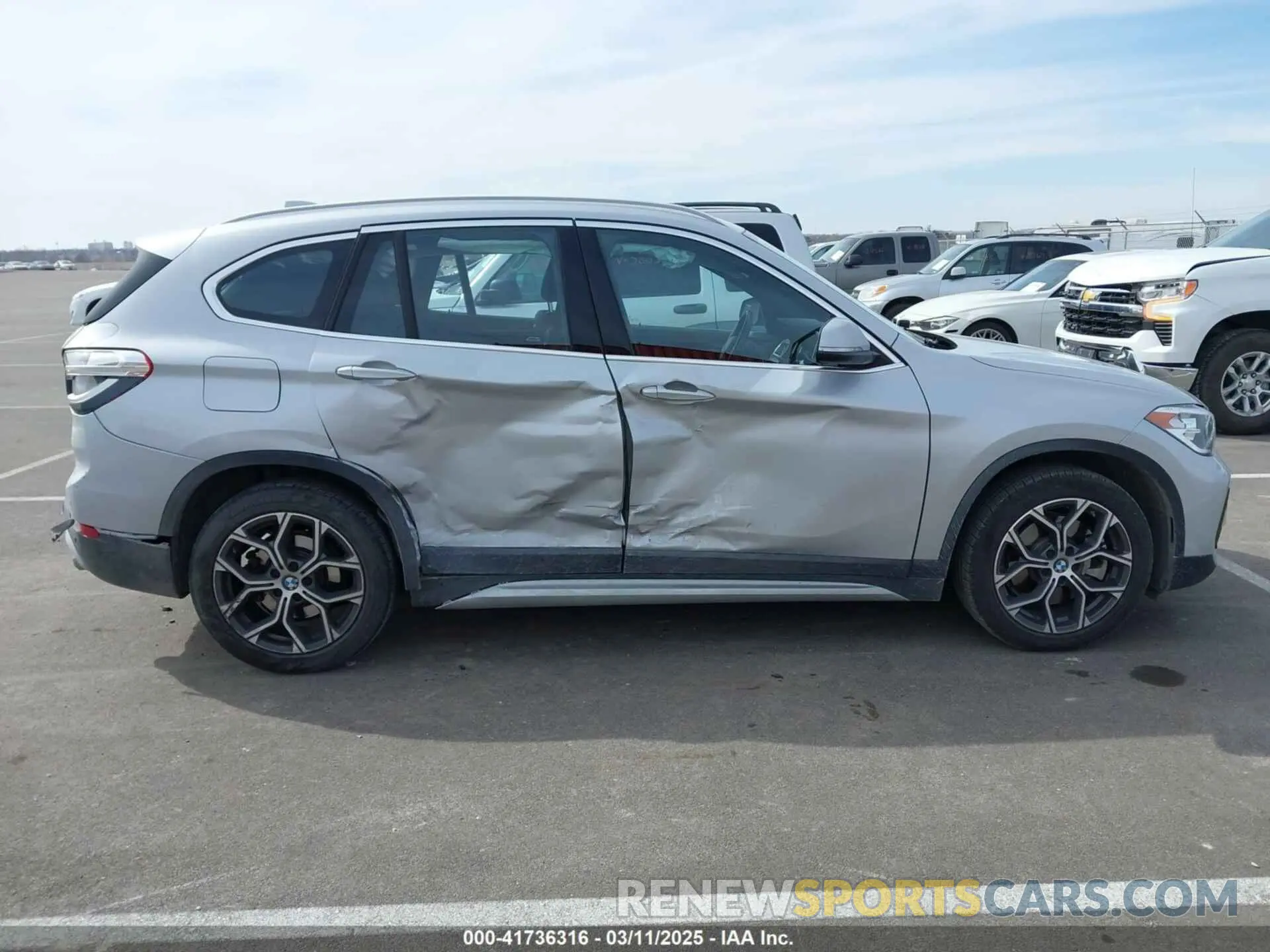 13 Photograph of a damaged car WBXJG9C02M5S26553 BMW X1 2021