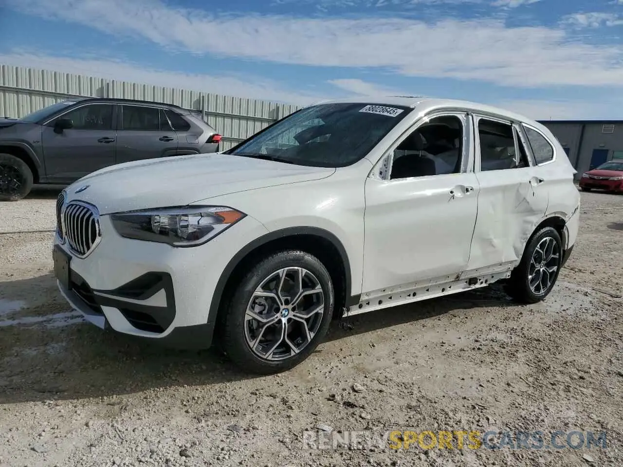 1 Photograph of a damaged car WBXJG9C02M5U48249 BMW X1 2021