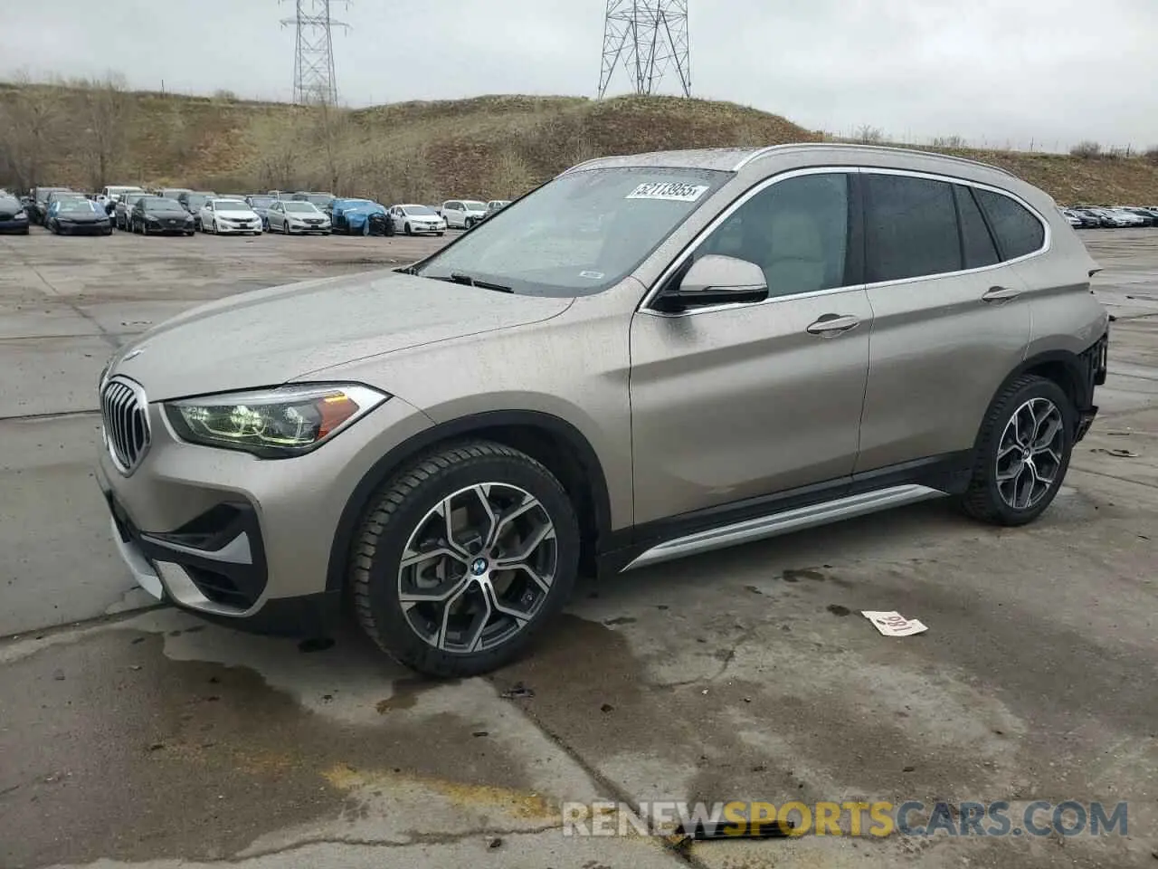 1 Photograph of a damaged car WBXJG9C03M5U47126 BMW X1 2021