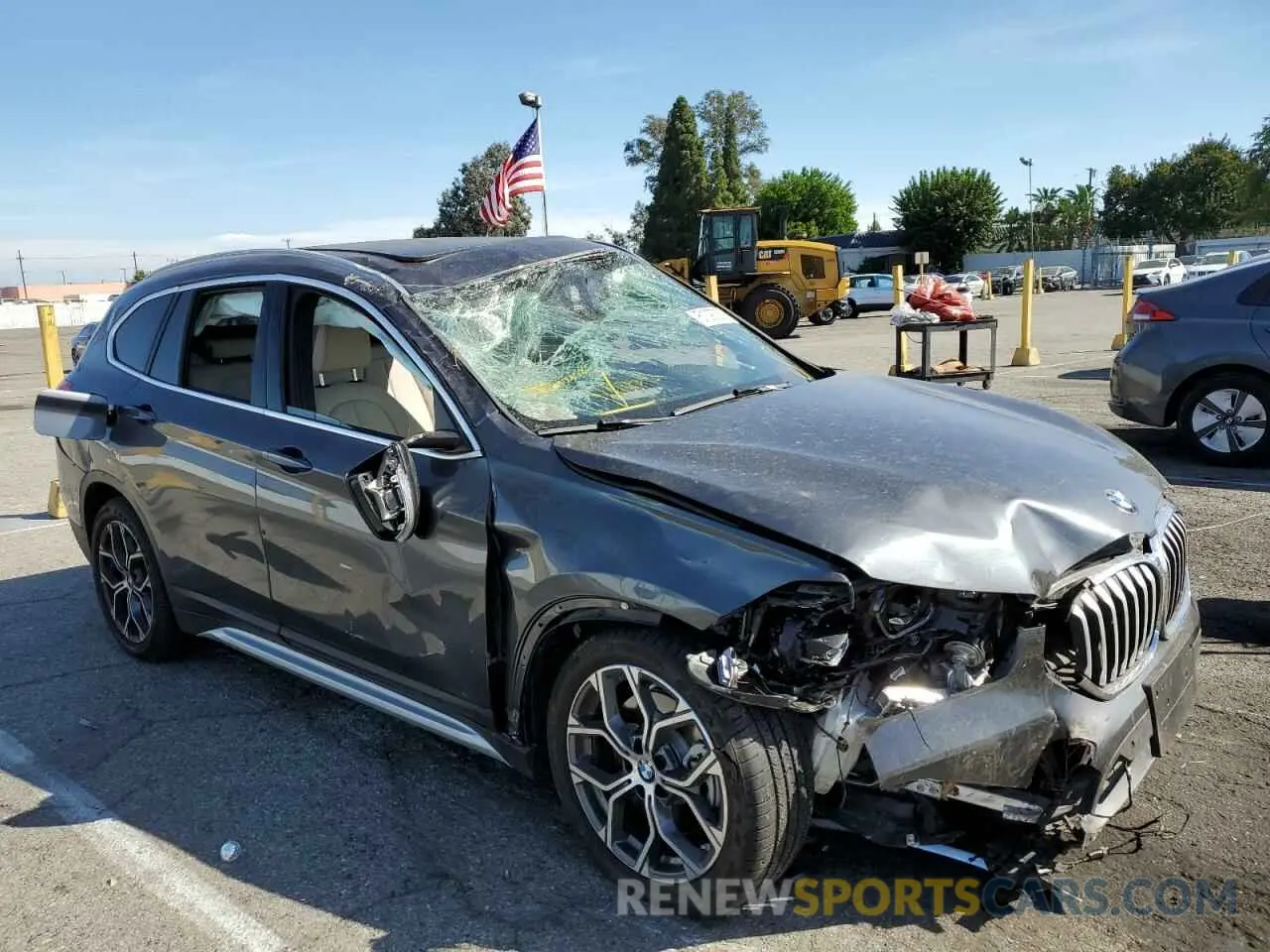 1 Photograph of a damaged car WBXJG9C05M5T30521 BMW X1 2021