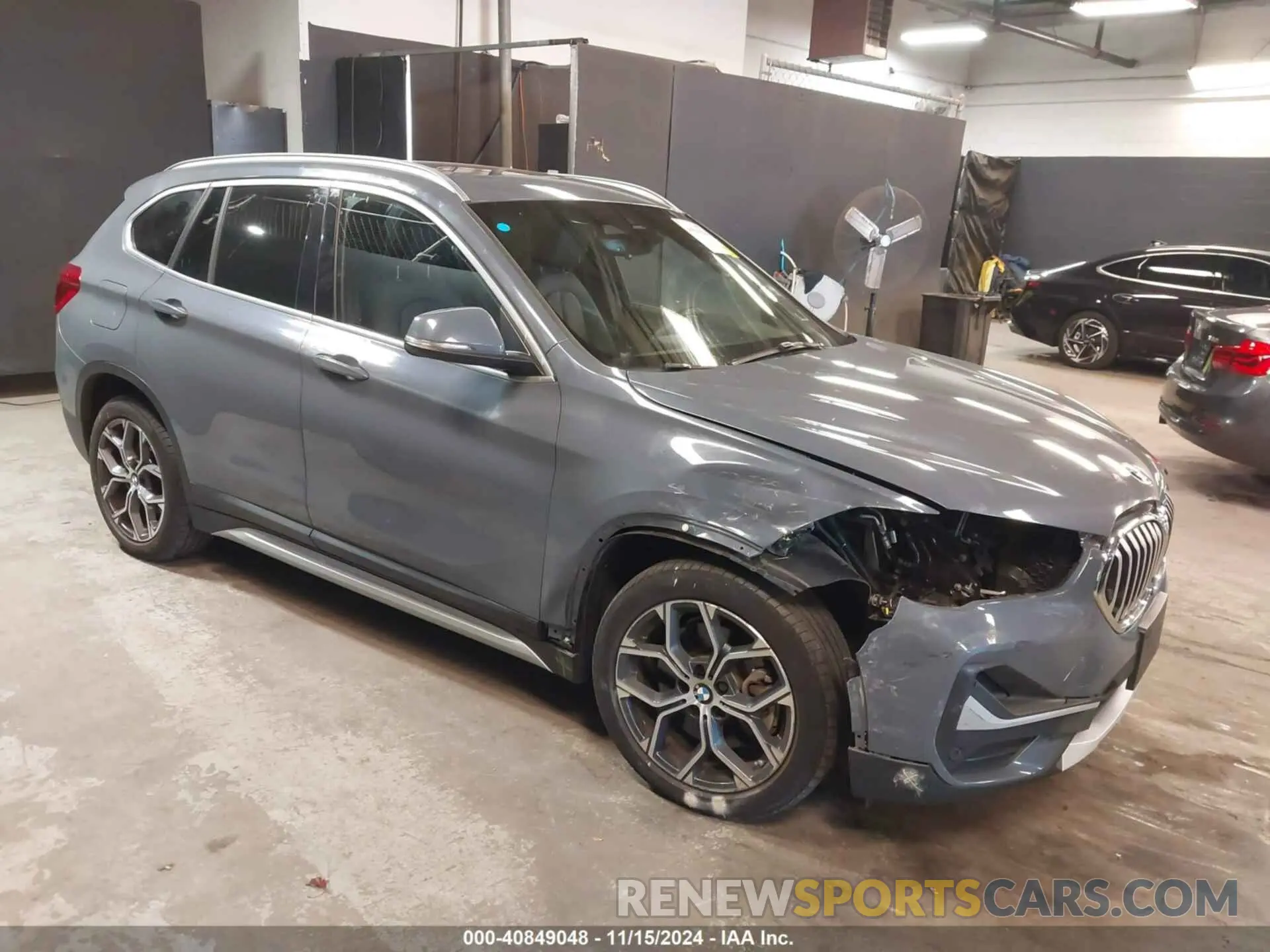 1 Photograph of a damaged car WBXJG9C06M3M74753 BMW X1 2021