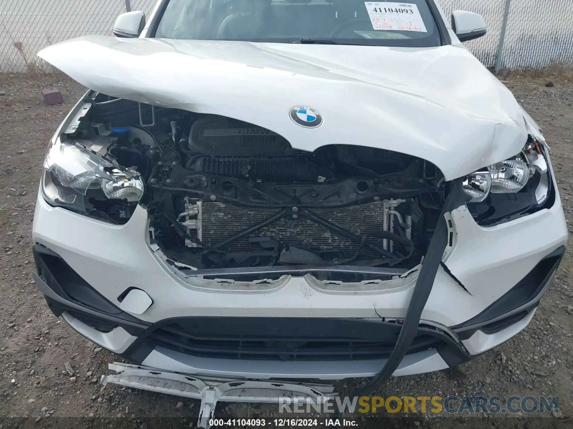 6 Photograph of a damaged car WBXJG9C06M5S06211 BMW X1 2021