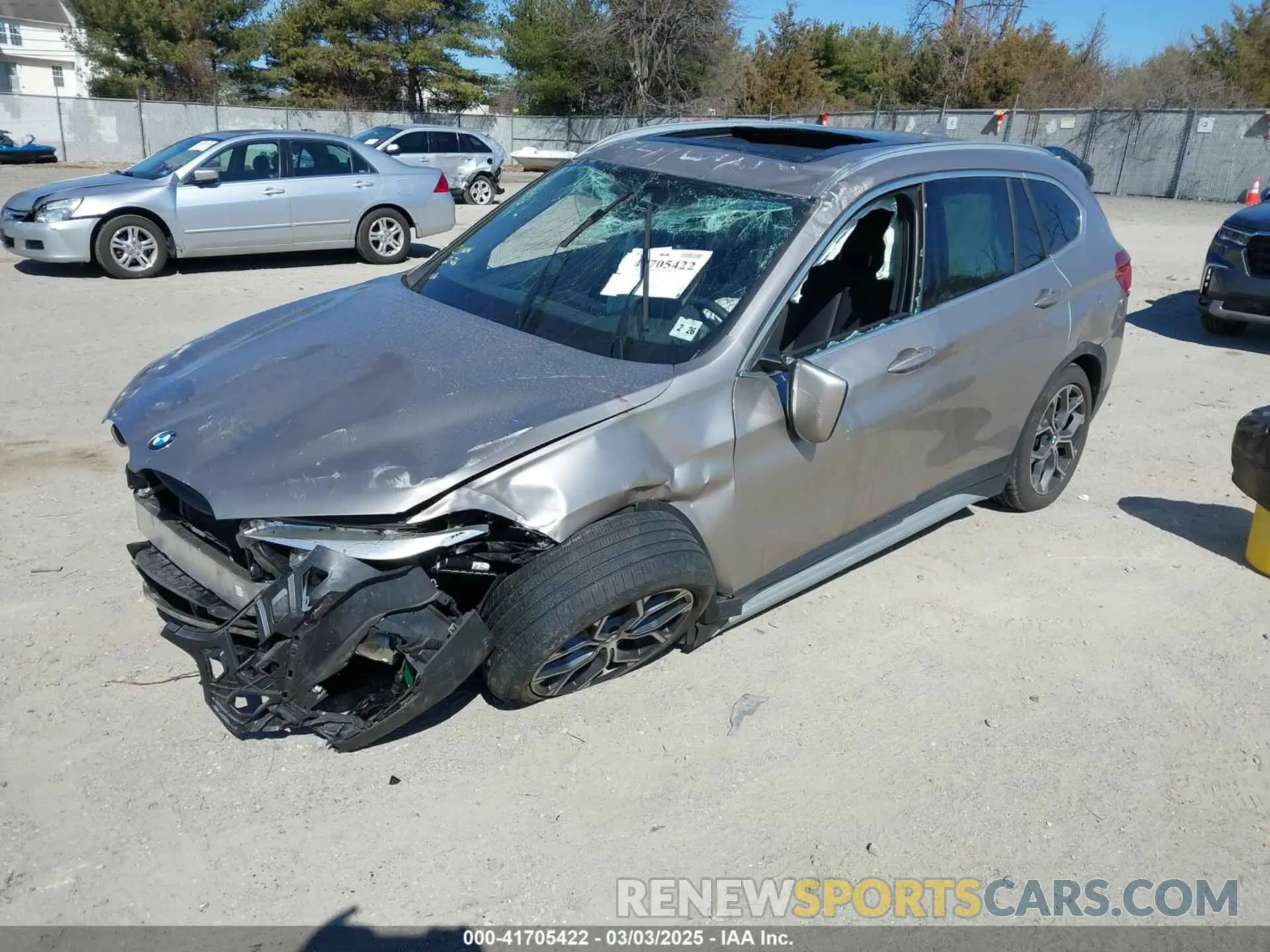2 Photograph of a damaged car WBXJG9C06M5S85511 BMW X1 2021