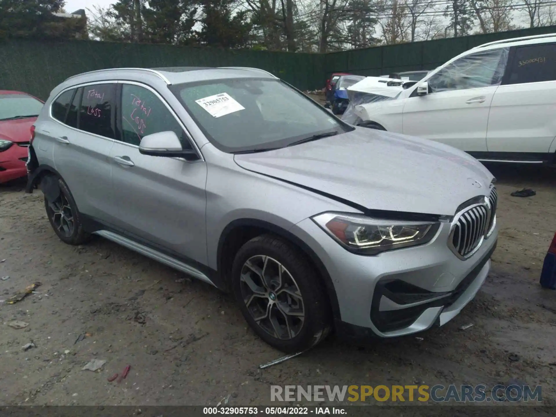 1 Photograph of a damaged car WBXJG9C06M5T94521 BMW X1 2021