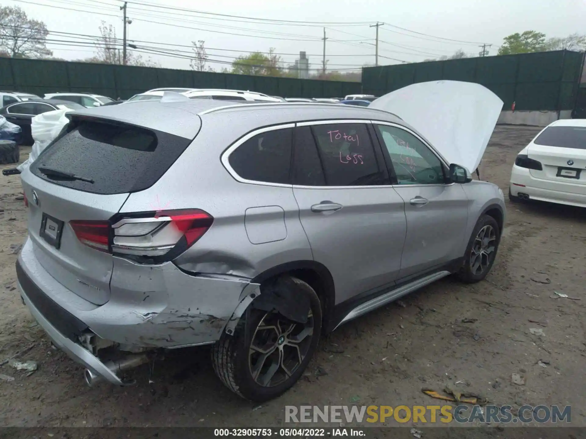 4 Photograph of a damaged car WBXJG9C06M5T94521 BMW X1 2021