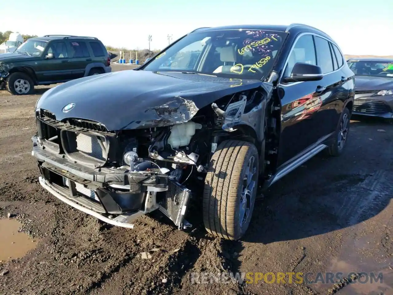 2 Photograph of a damaged car WBXJG9C06M5T96320 BMW X1 2021