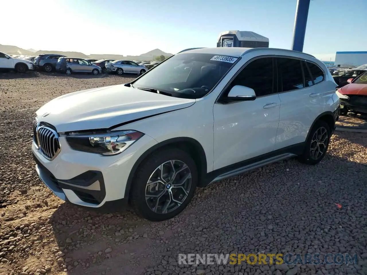 1 Photograph of a damaged car WBXJG9C08M5U21413 BMW X1 2021
