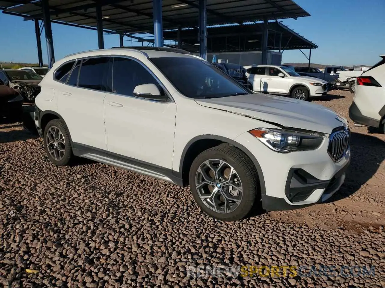 4 Photograph of a damaged car WBXJG9C08M5U21413 BMW X1 2021