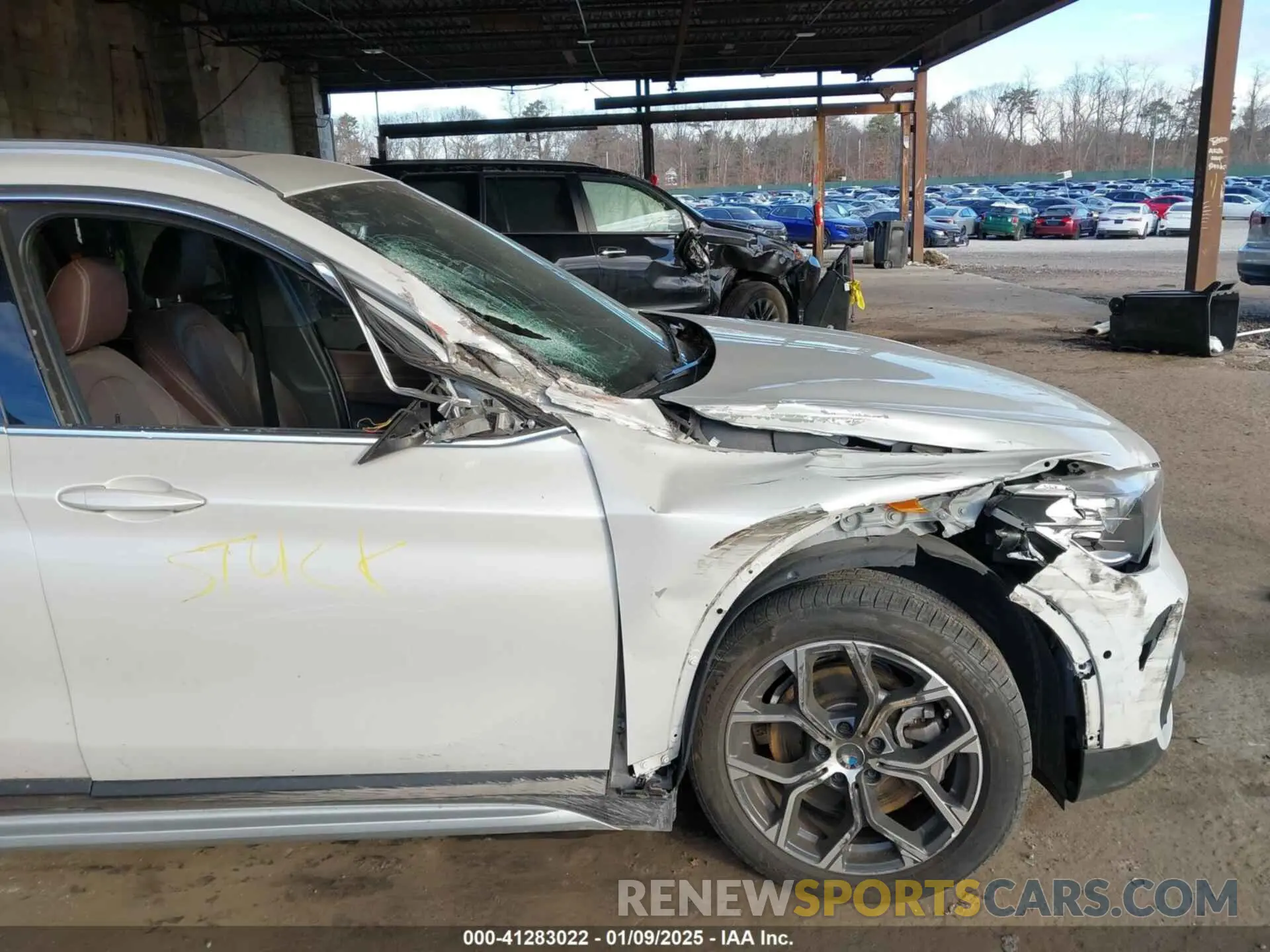 6 Photograph of a damaged car WBXJG9C09M5S55144 BMW X1 2021