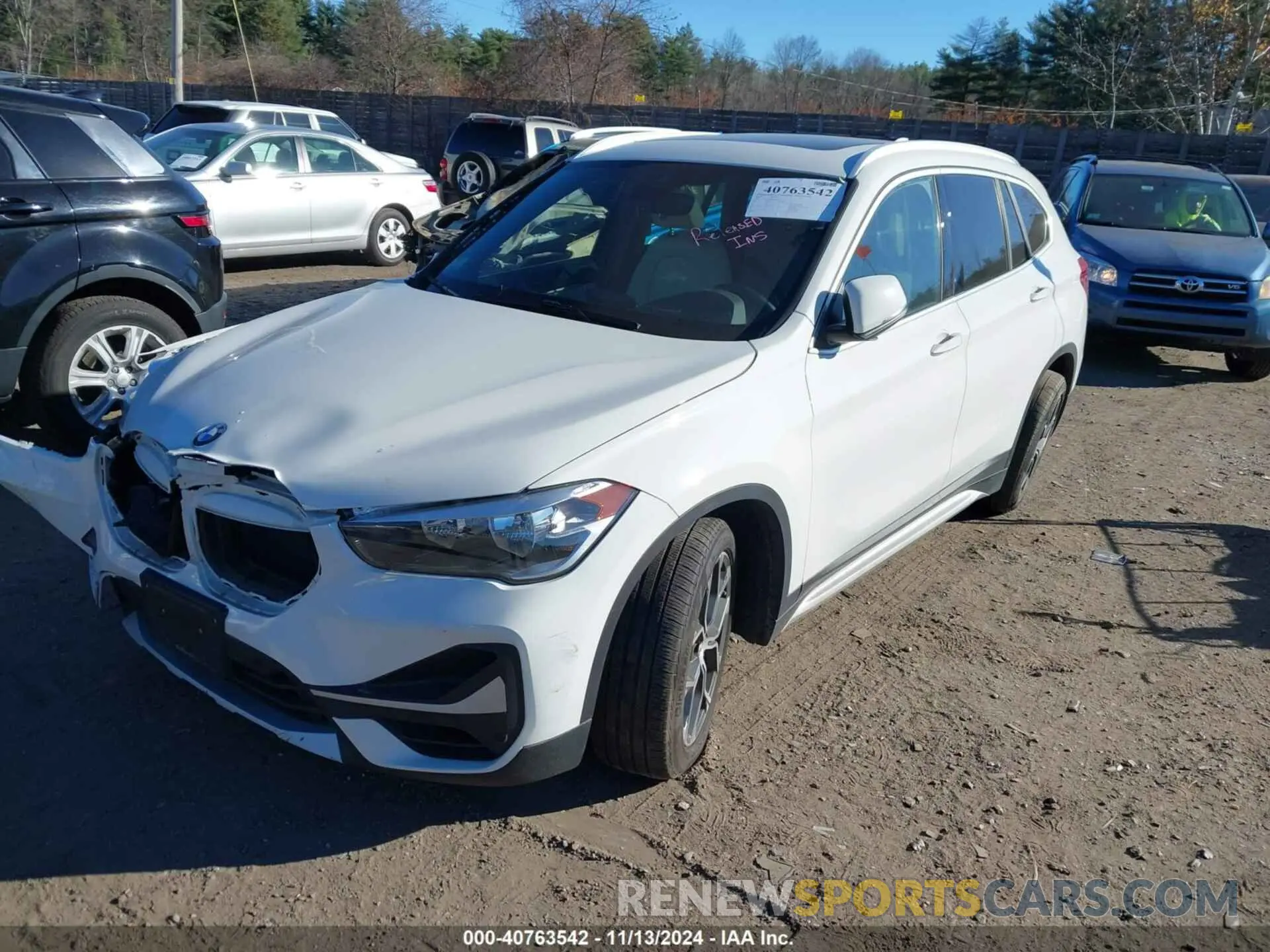 2 Photograph of a damaged car WBXJG9C09M5T58113 BMW X1 2021