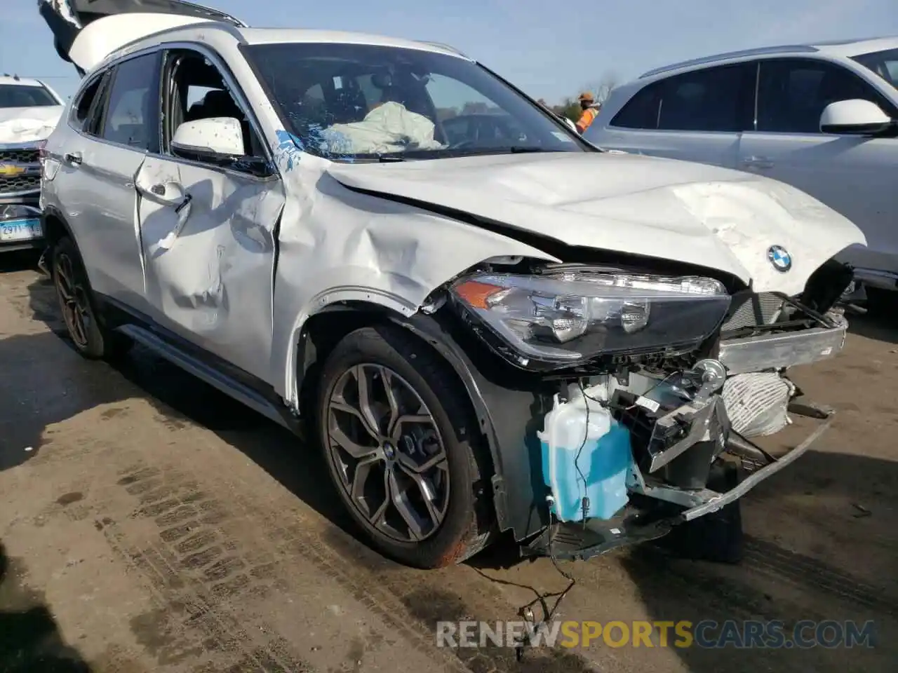 1 Photograph of a damaged car WBXJG9C09M5T74621 BMW X1 2021