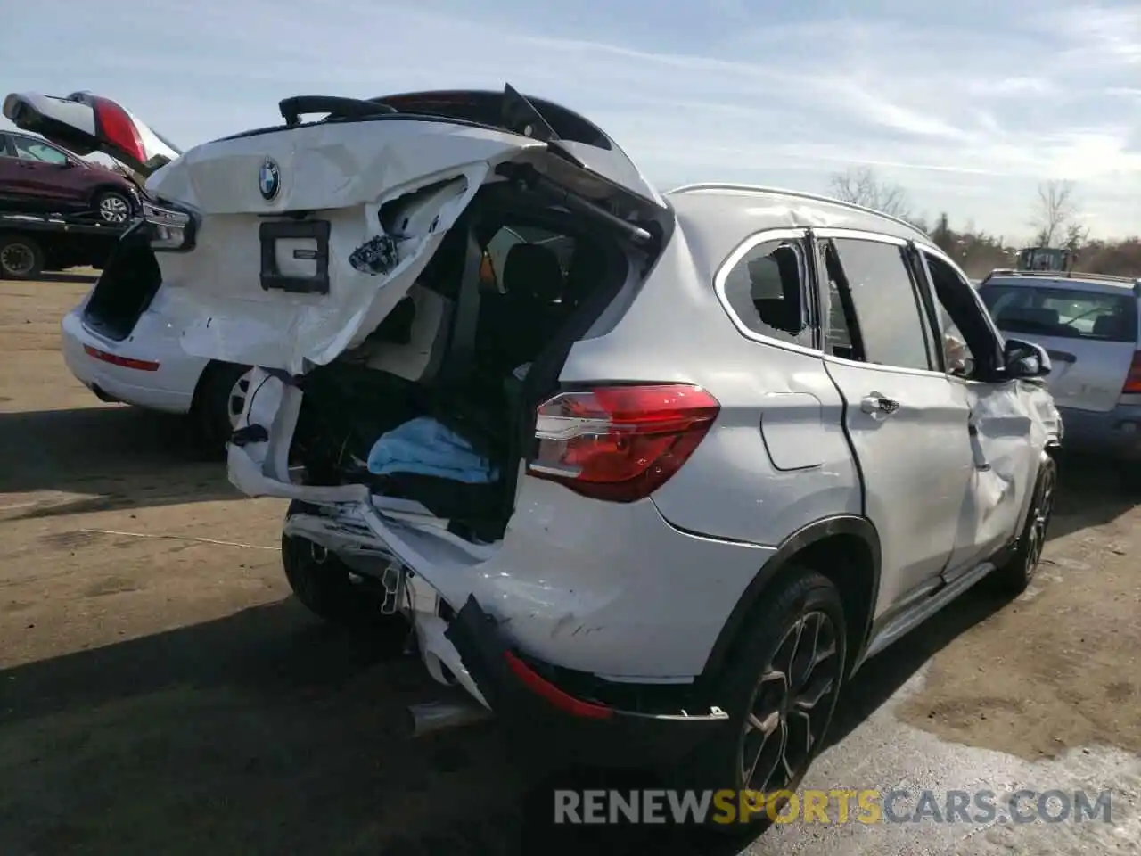 4 Photograph of a damaged car WBXJG9C09M5T74621 BMW X1 2021