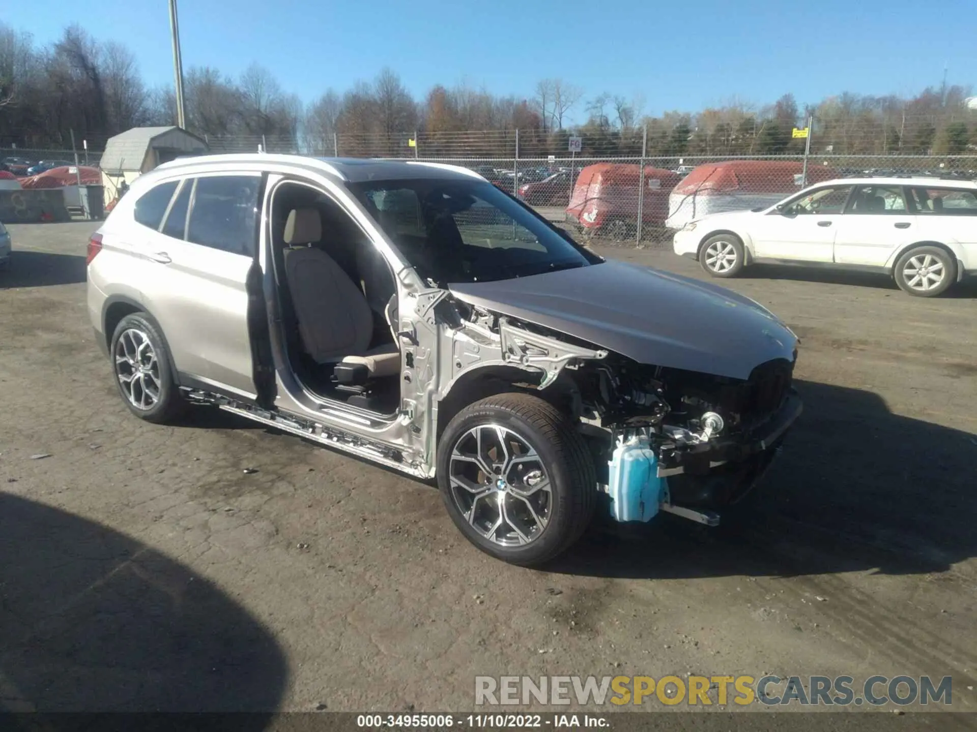 1 Photograph of a damaged car WBXJG9C09M5U47535 BMW X1 2021