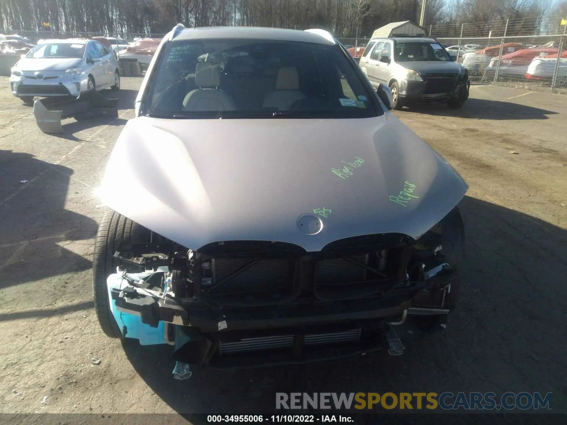 6 Photograph of a damaged car WBXJG9C09M5U47535 BMW X1 2021