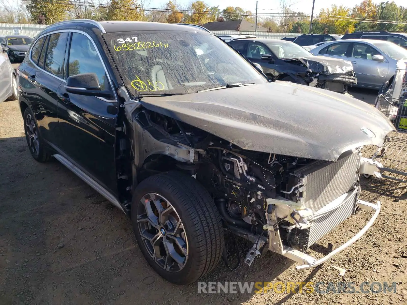1 Photograph of a damaged car WBXJG9C0XM5S67559 BMW X1 2021