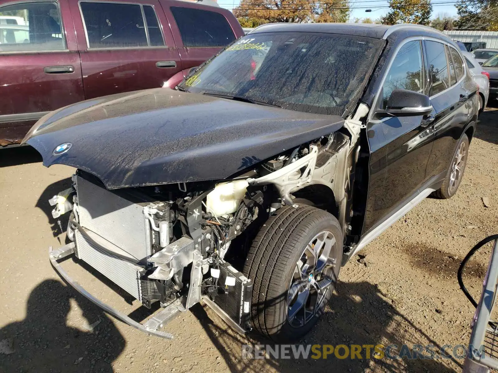 2 Photograph of a damaged car WBXJG9C0XM5S67559 BMW X1 2021