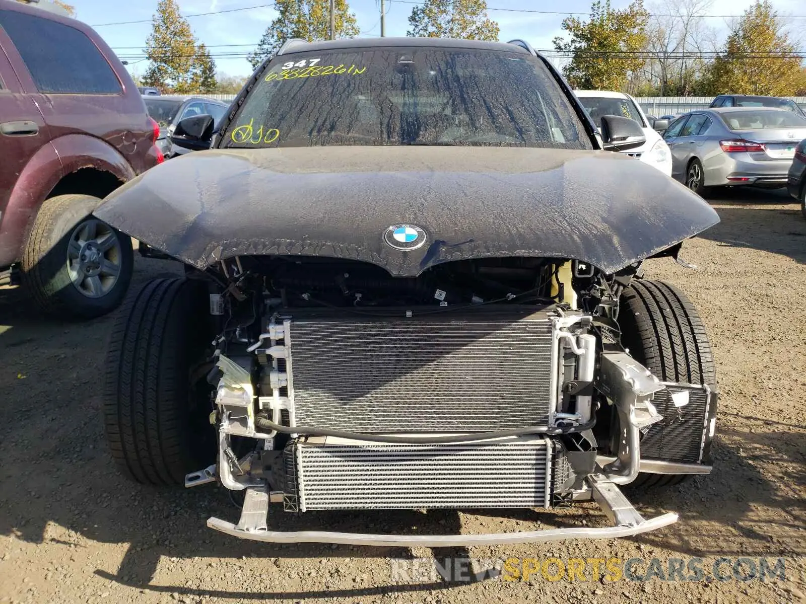 9 Photograph of a damaged car WBXJG9C0XM5S67559 BMW X1 2021