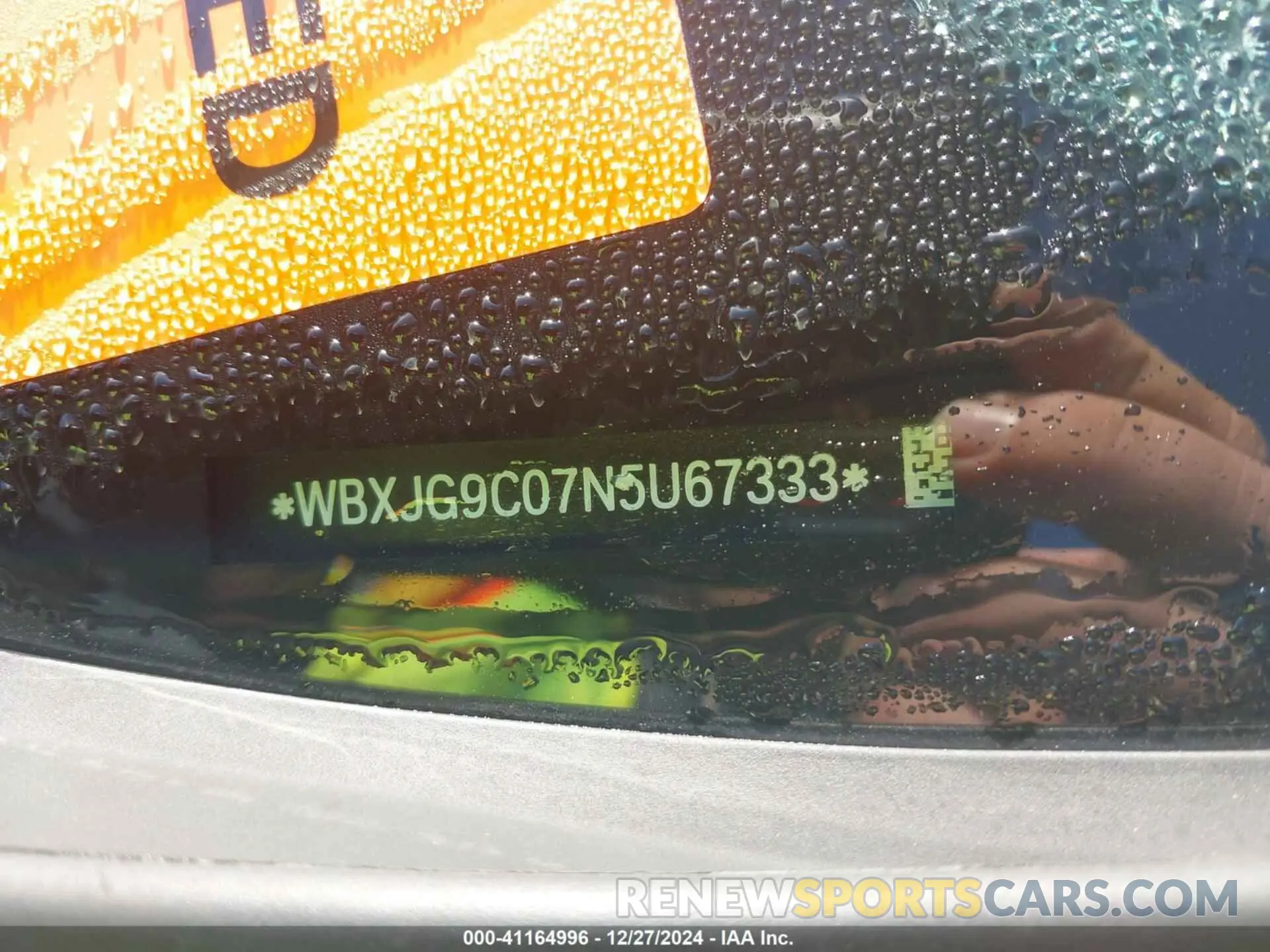 18 Photograph of a damaged car WBXJG9C07N5U67333 BMW X1 2022