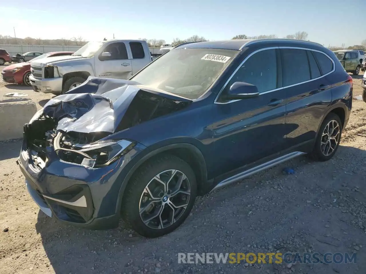 1 Photograph of a damaged car WBXJG9C09N5V09338 BMW X1 2022