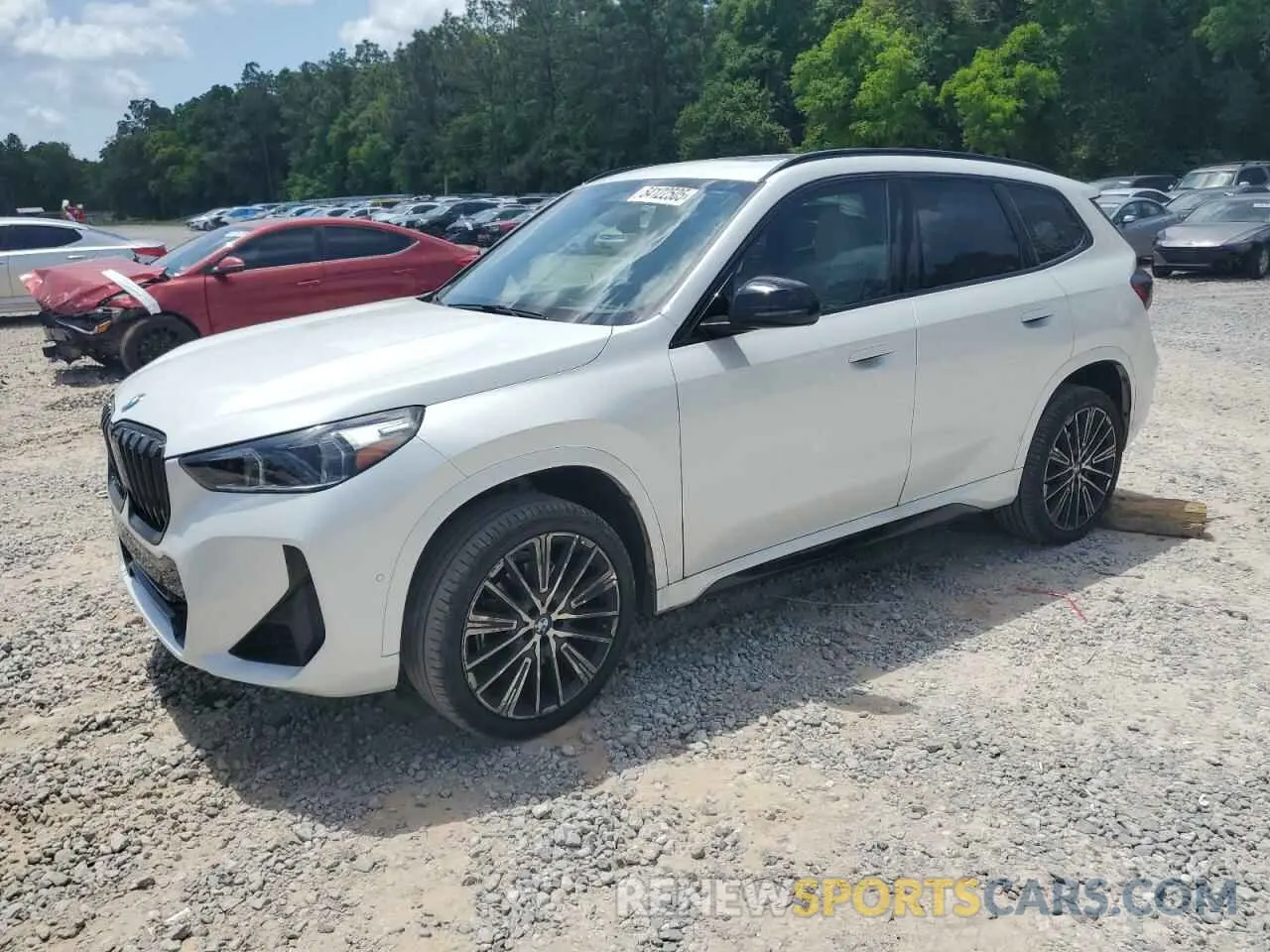 1 Photograph of a damaged car WBX73EF01P5X64482 BMW X1 2023