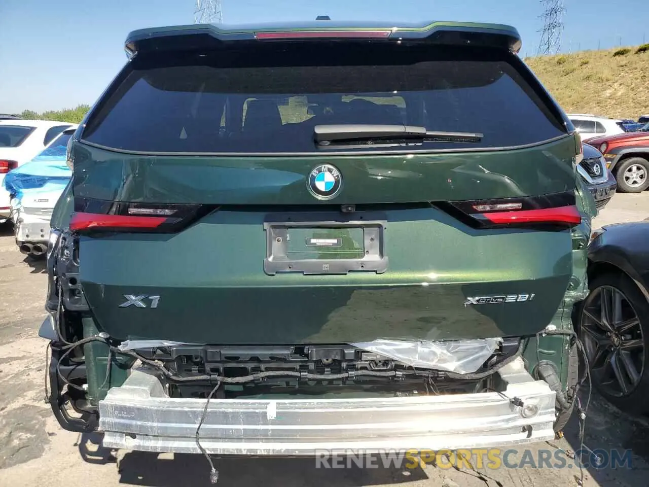 6 Photograph of a damaged car WBX73EF02P5W72345 BMW X1 2023