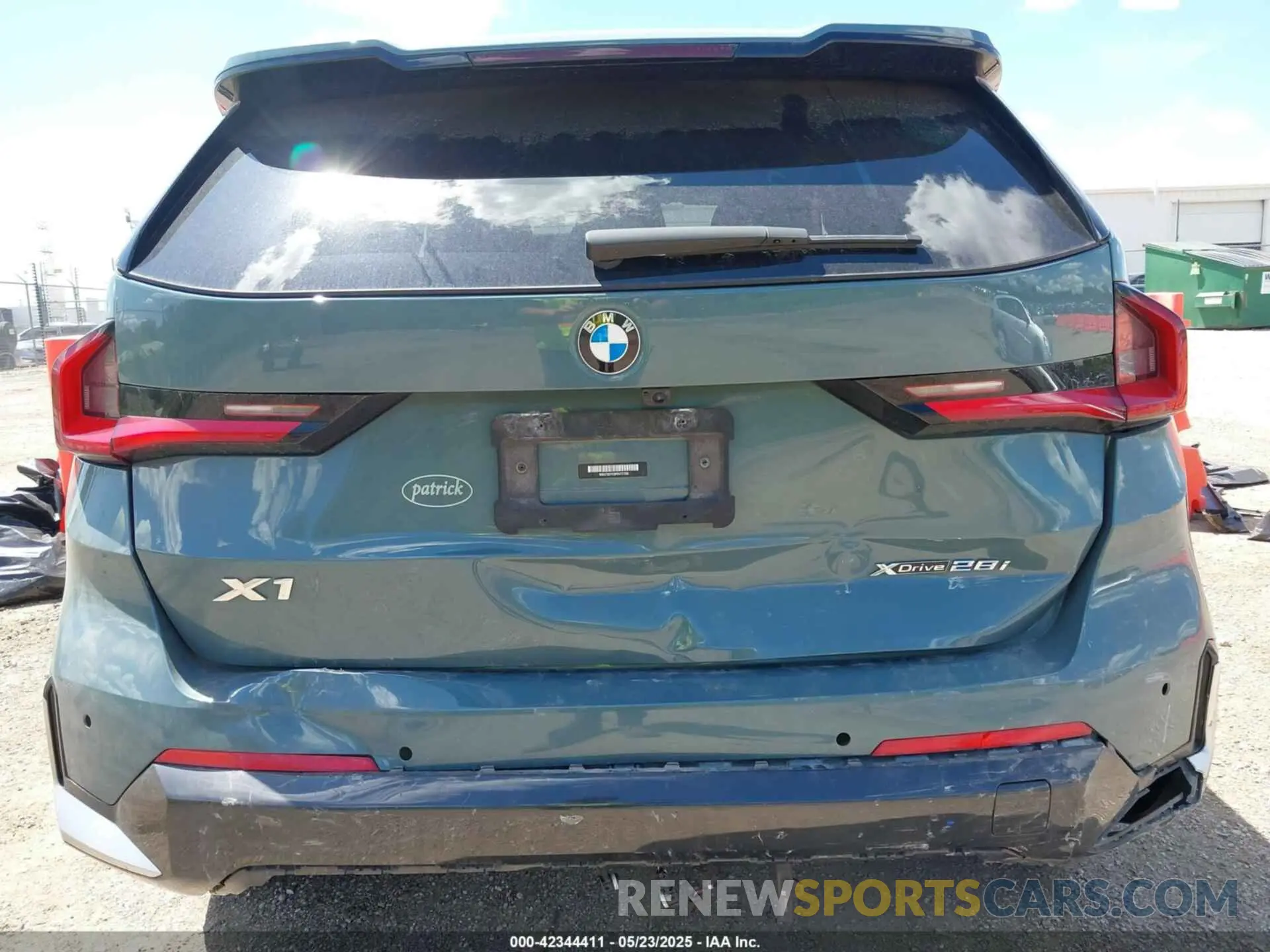 16 Photograph of a damaged car WBX73EF03P5V77700 BMW X1 2023