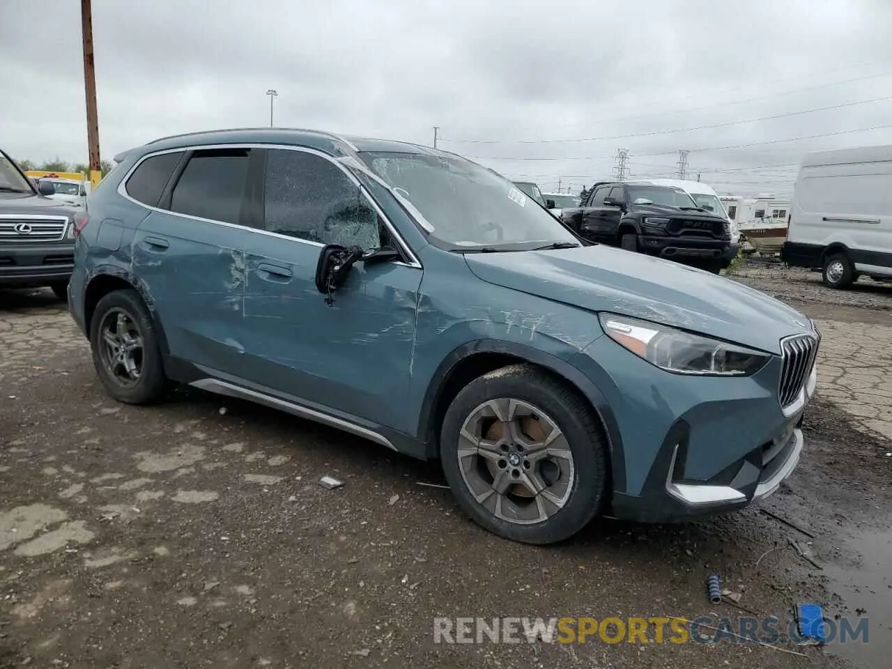 4 Photograph of a damaged car WBX73EF05P5W52879 BMW X1 2023
