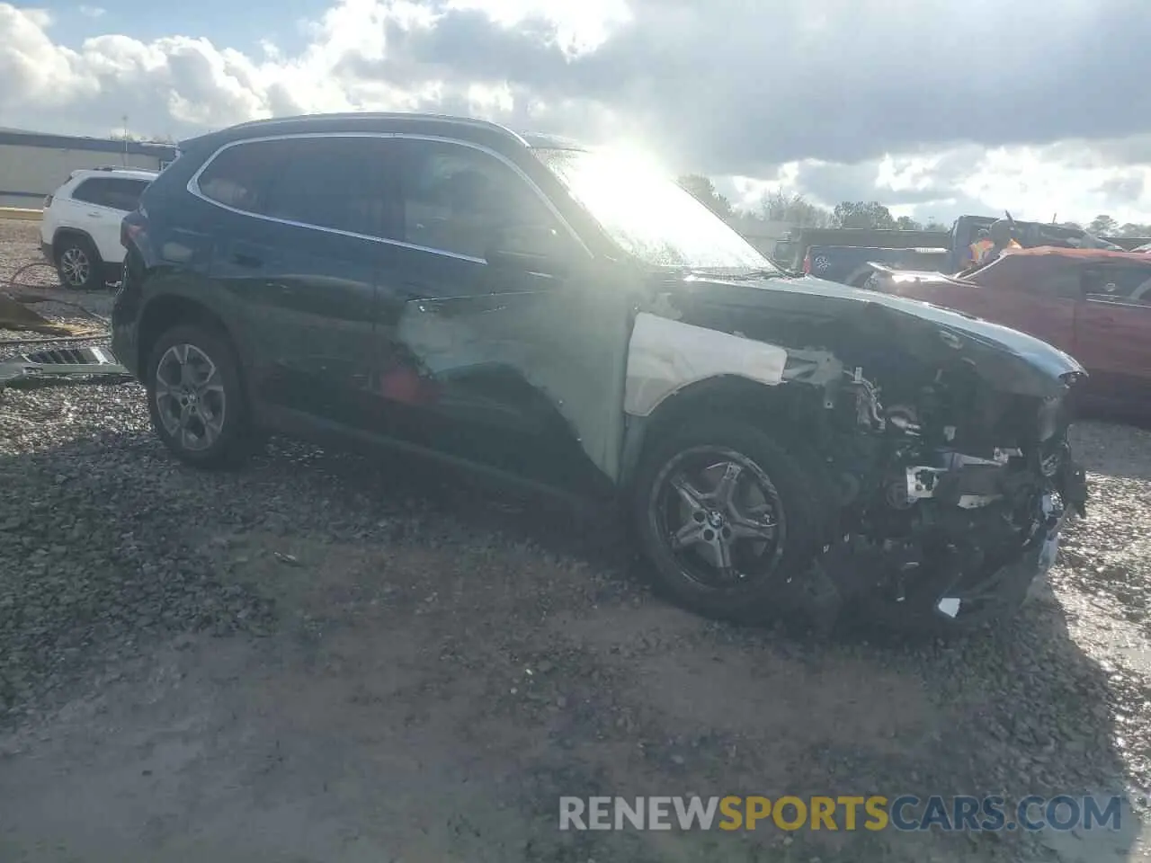 4 Photograph of a damaged car WBX73EF05P5W74736 BMW X1 2023