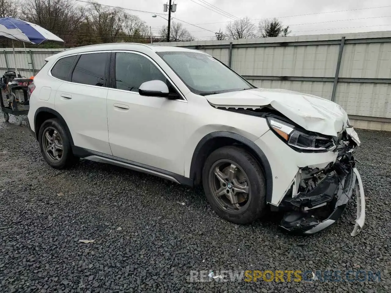 4 Photograph of a damaged car WBX73EF06P5W06767 BMW X1 2023
