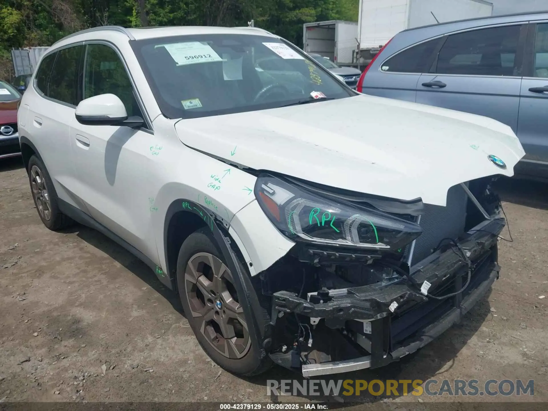 1 Photograph of a damaged car WBX73EF06P5W91223 BMW X1 2023