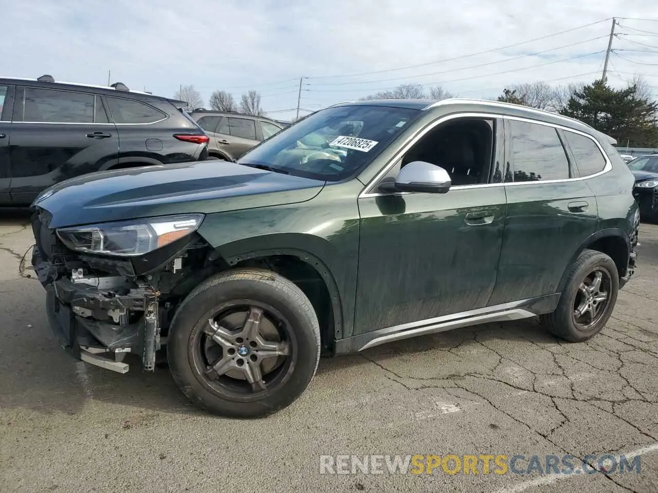 1 Photograph of a damaged car WBX73EF06P5W92162 BMW X1 2023