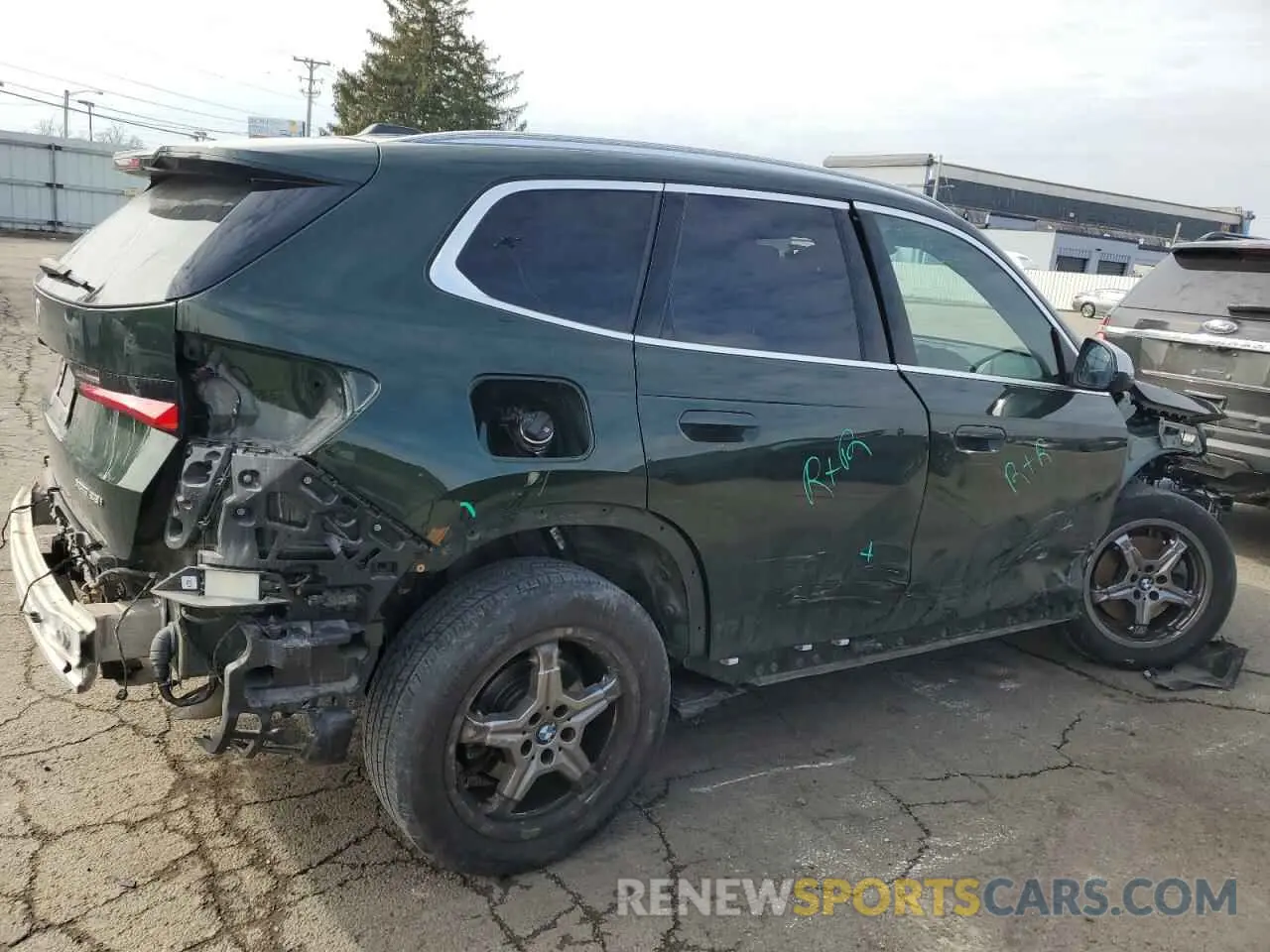 3 Photograph of a damaged car WBX73EF06P5W92162 BMW X1 2023