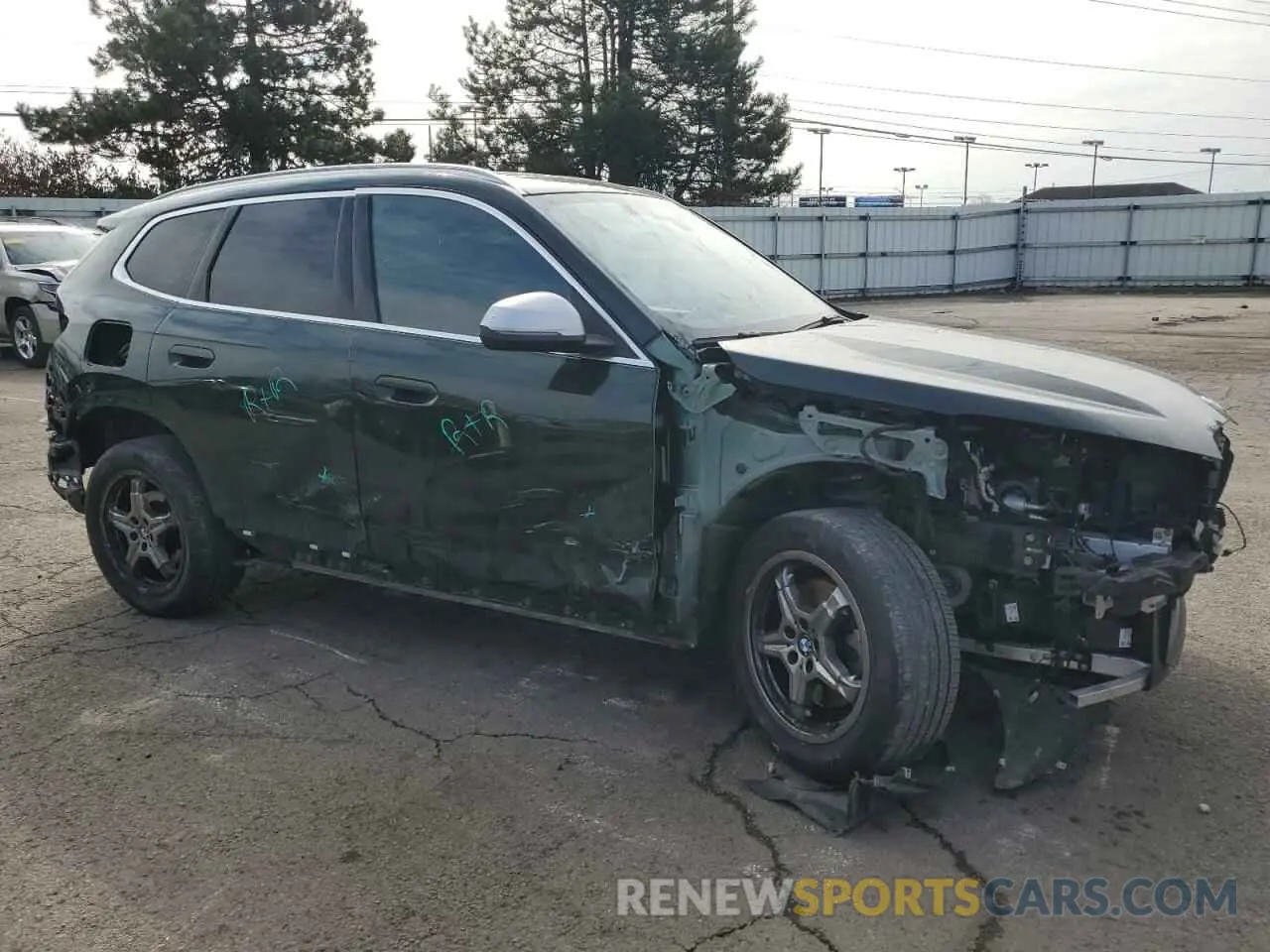 4 Photograph of a damaged car WBX73EF06P5W92162 BMW X1 2023