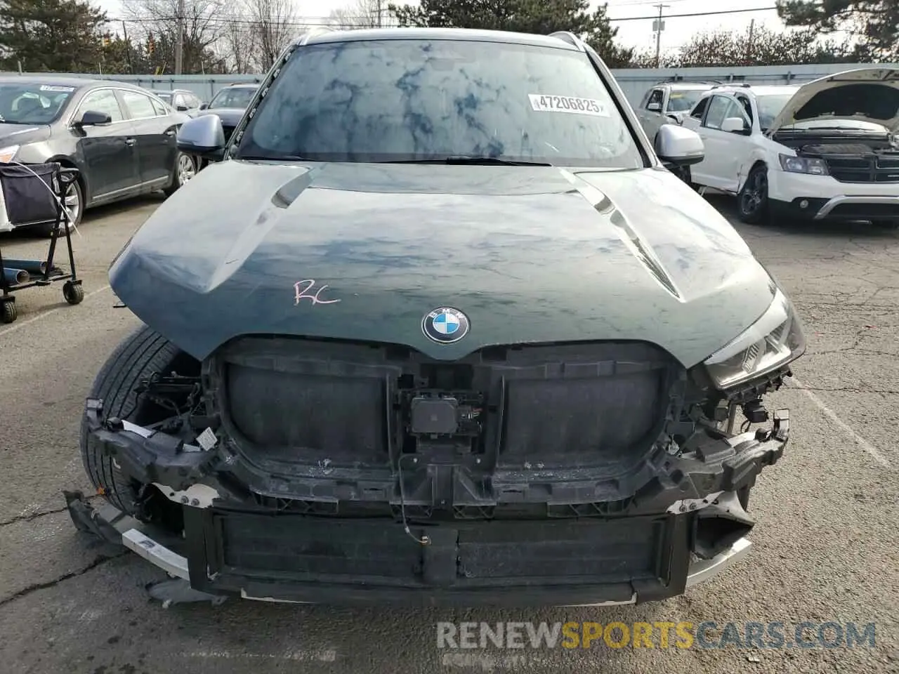 5 Photograph of a damaged car WBX73EF06P5W92162 BMW X1 2023