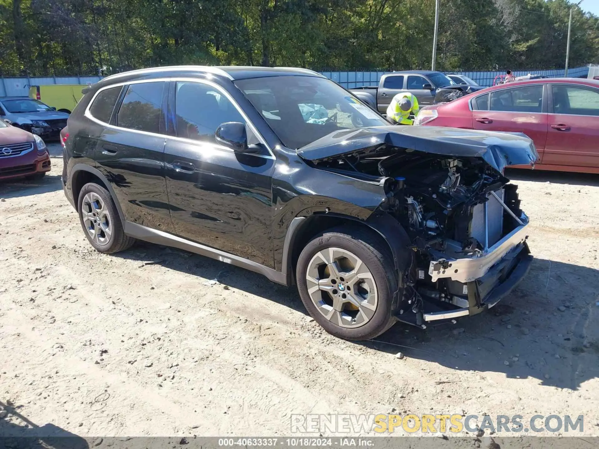 1 Photograph of a damaged car WBX73EF06P5X24866 BMW X1 2023