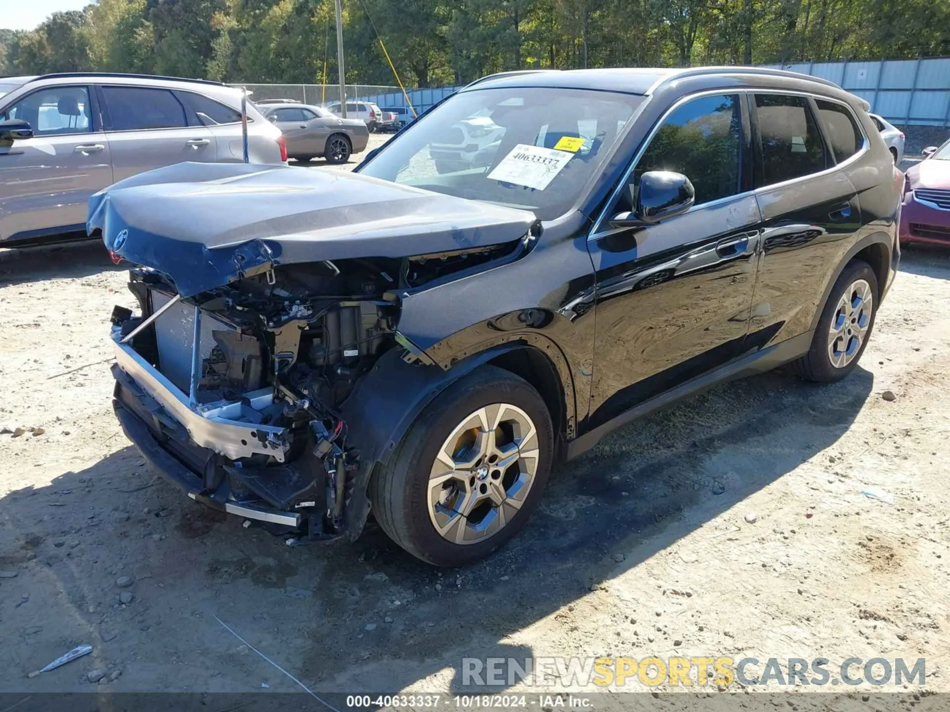 2 Photograph of a damaged car WBX73EF06P5X24866 BMW X1 2023