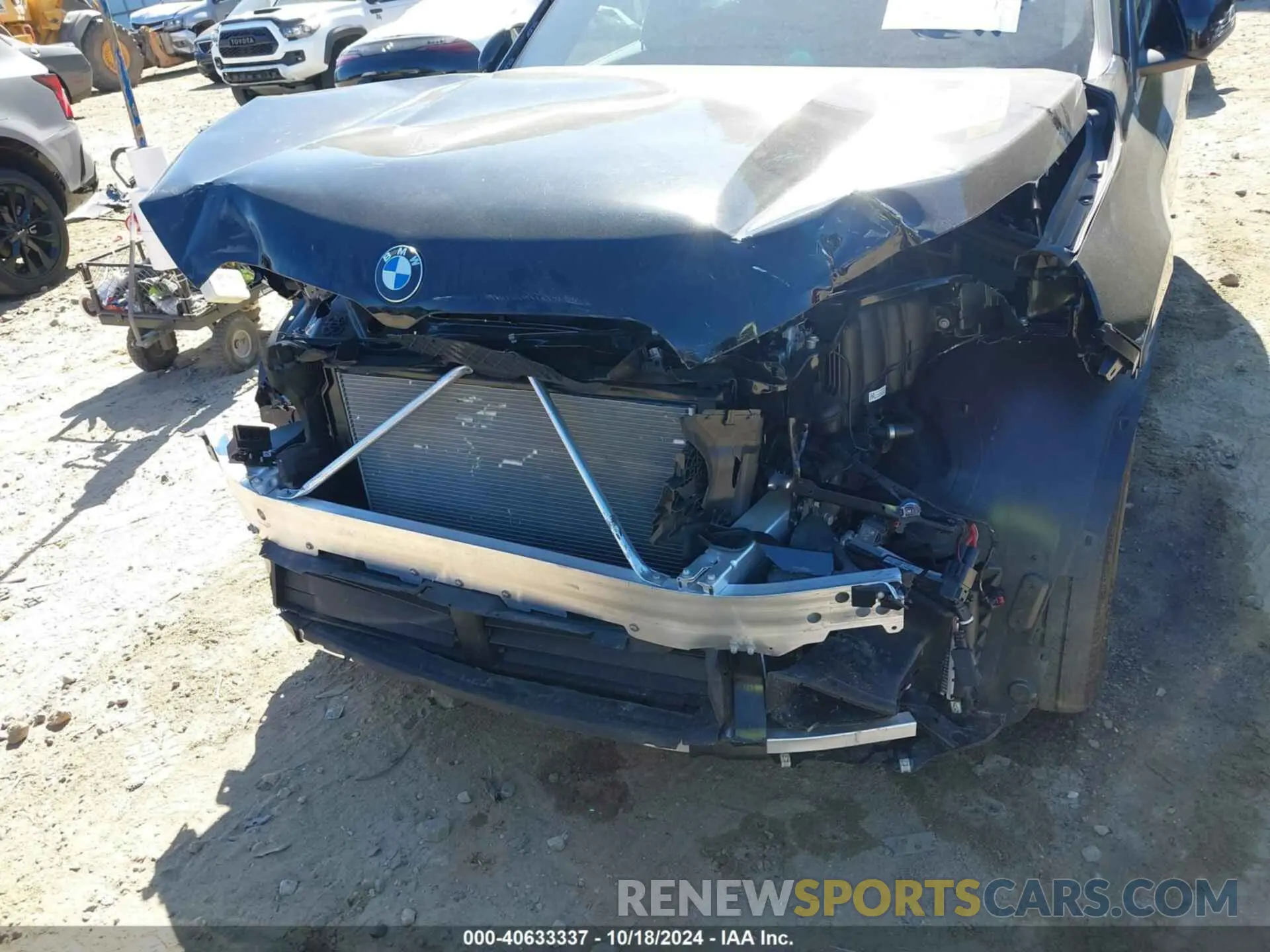 6 Photograph of a damaged car WBX73EF06P5X24866 BMW X1 2023