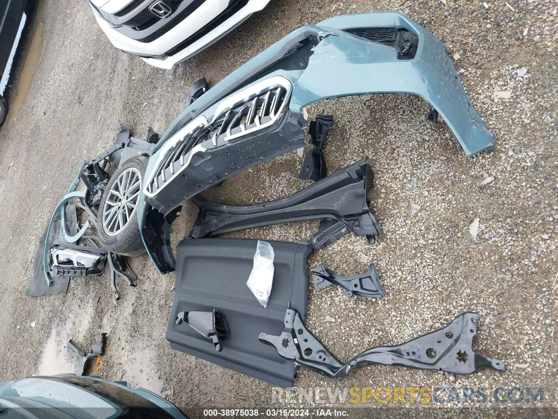 11 Photograph of a damaged car WBX73EF07P5X23869 BMW X1 2023