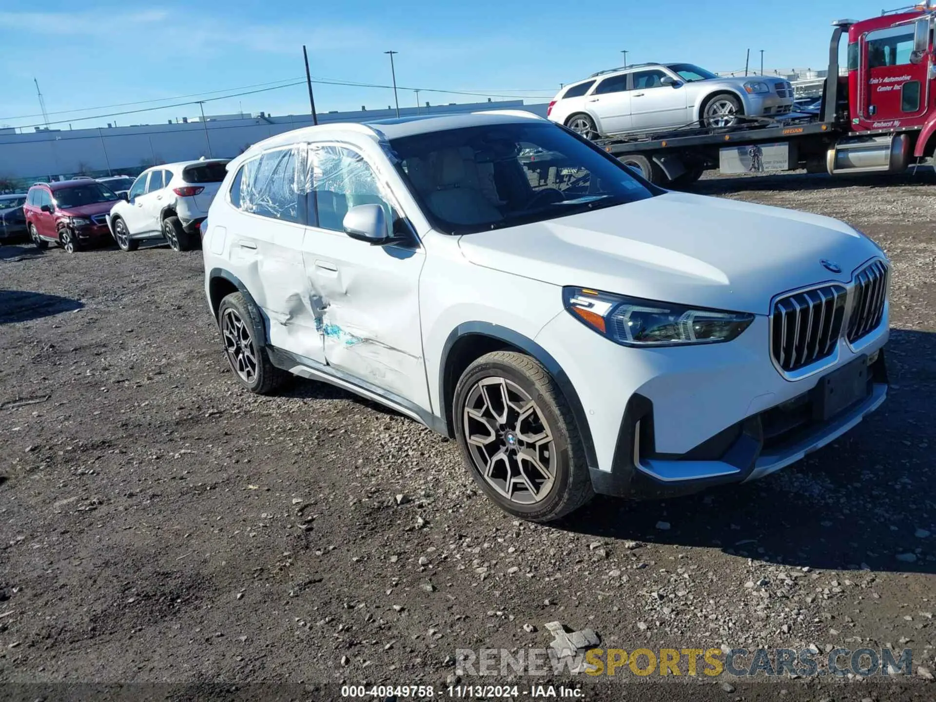 1 Photograph of a damaged car WBX73EF08P5V84724 BMW X1 2023