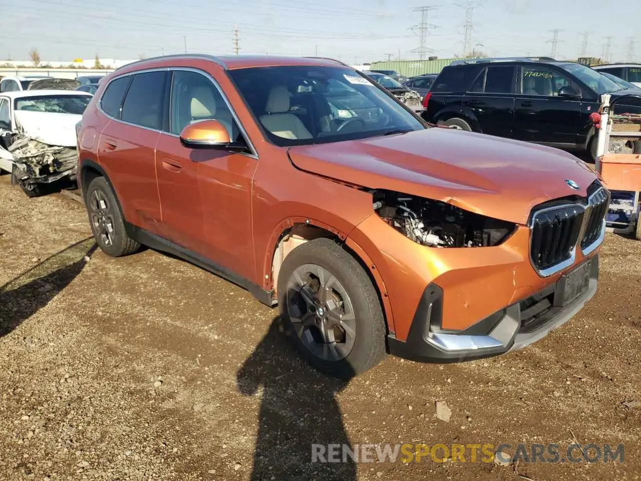 4 Photograph of a damaged car WBX73EF08P5V84836 BMW X1 2023
