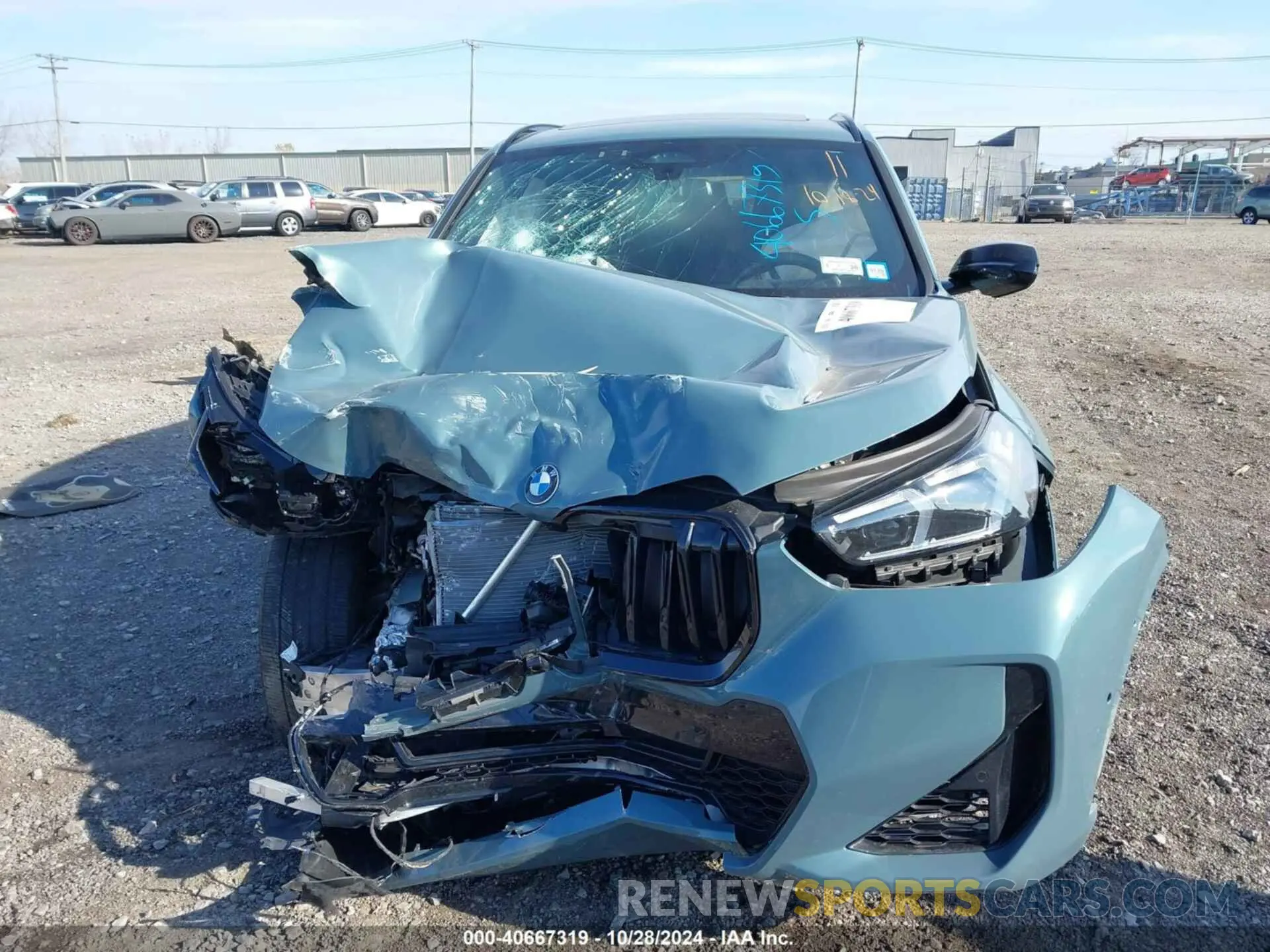 11 Photograph of a damaged car WBX73EF08P5W08620 BMW X1 2023