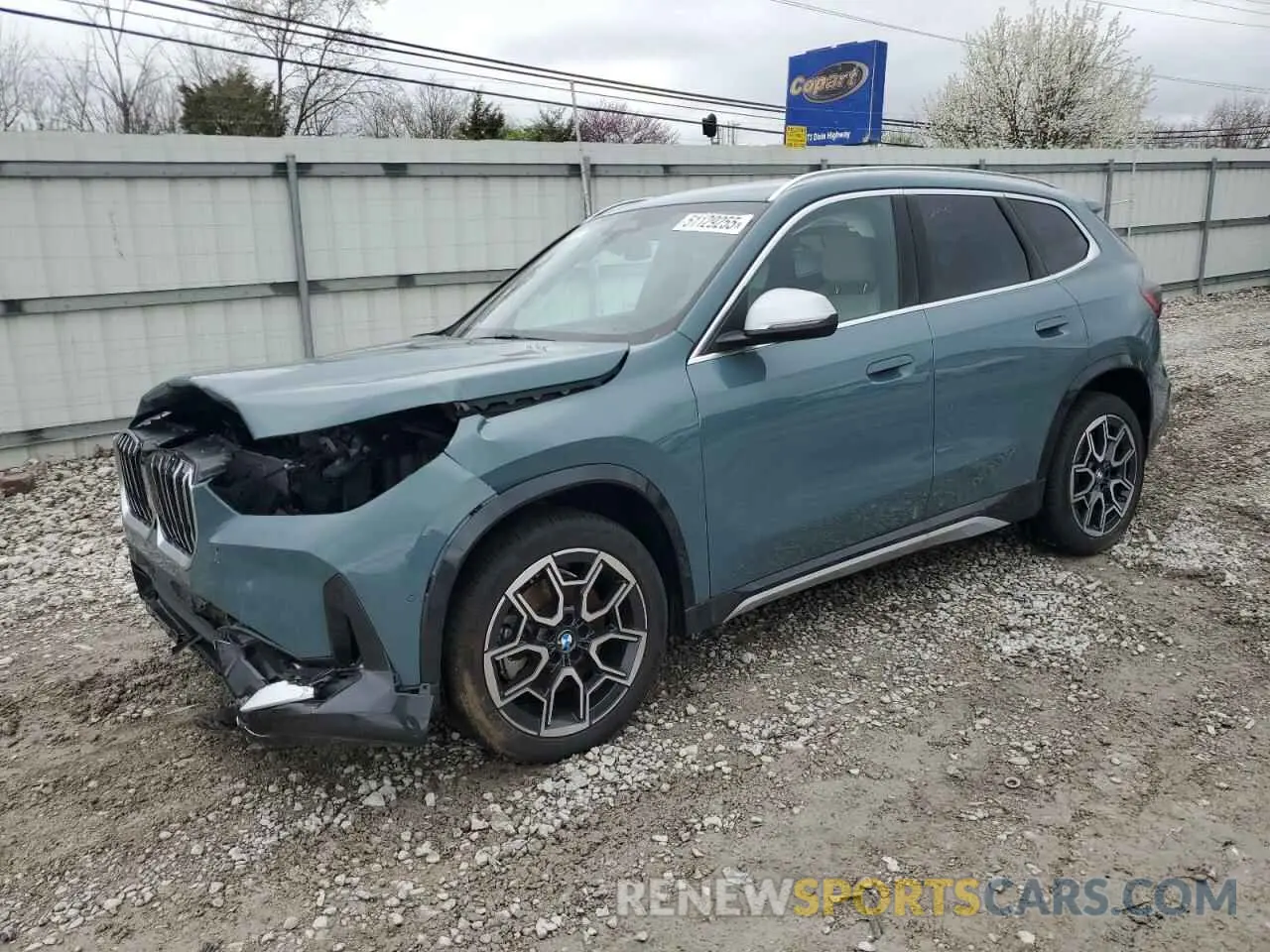 1 Photograph of a damaged car WBX73EF08P5Y22376 BMW X1 2023