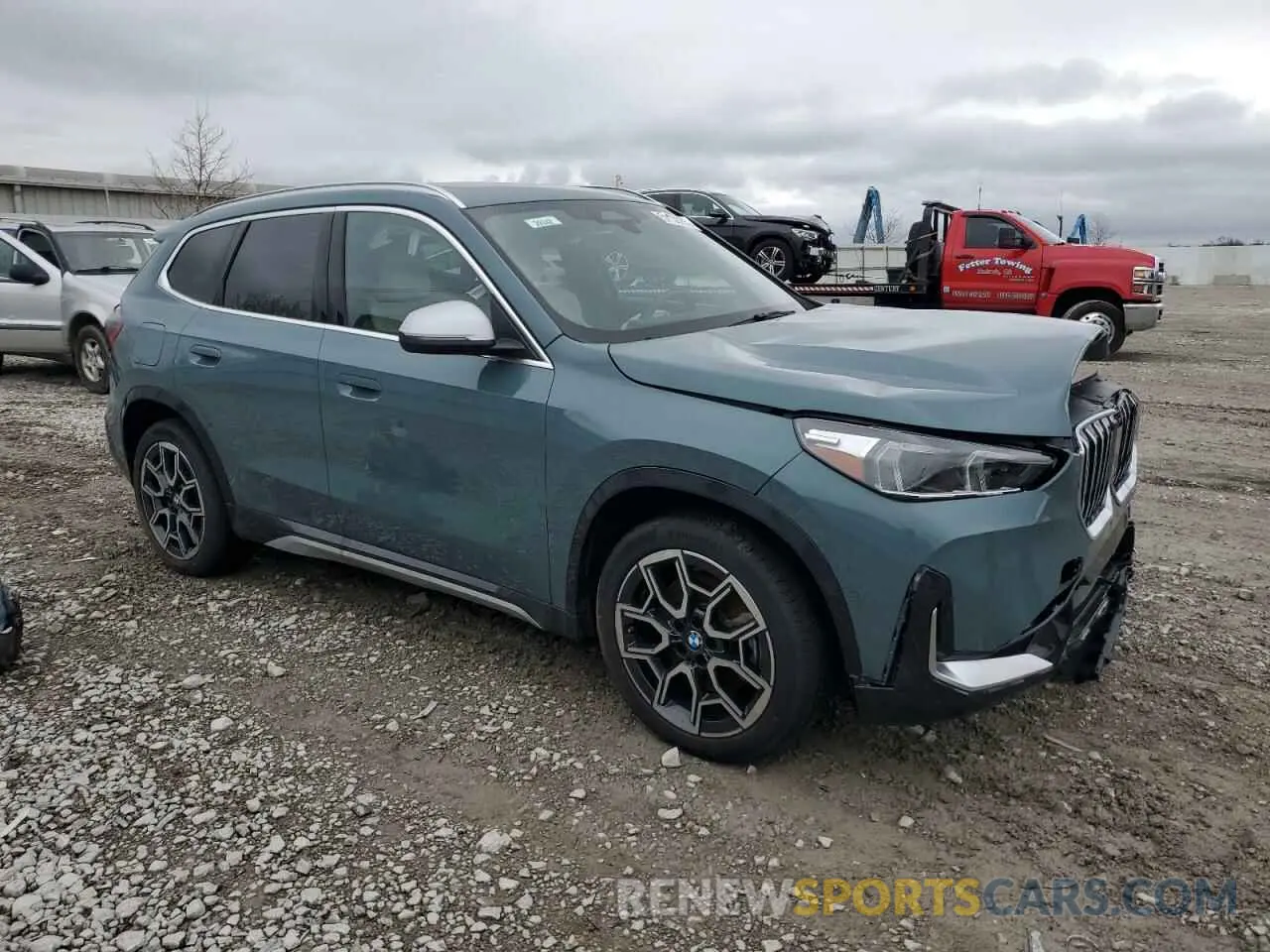 4 Photograph of a damaged car WBX73EF08P5Y22376 BMW X1 2023